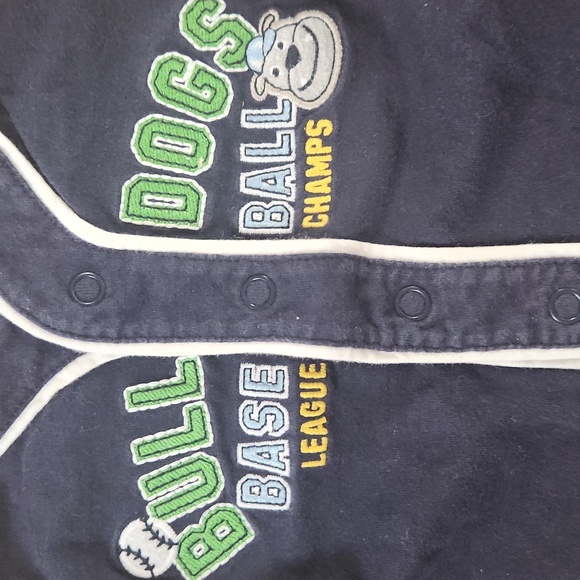 Carter's Bulldogs baseball league camp 6 months long sleeves shirt - Picture 9 of 13